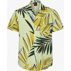 BOSS Casual - Koszula męska – Rhythm, żółty. Żółte koszule męskie BOSS Casual, xl, bez wzorów, casualowe, bez kołnierzyka, z krótkim rękawem. Za 379,95 zł.