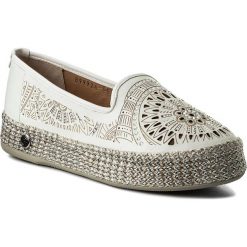 Espadryle BALDININI - 899924XDOME909090KXX Dome Bianco. Białe espadryle damskie marki Baldinini, z materiału, na płaskiej podeszwie. W wyprzedaży za 809,00 zł.