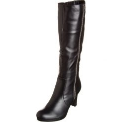 Buty zimowe damskie: Kozaki w kolorze czarnym