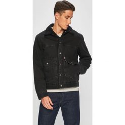 Levi's - Kurtka jeansowa. Czarne płaszcze męskie Levi's®, s, bez wzorów, z bawełny, krótkie, bez kaptura. W wyprzedaży za 399,90 zł.