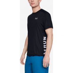 Under Armour Speed Stride Split Koszulka Czarny. Czarne podkoszulki męskie Under Armour, xl, bez wzorów, z poliesteru, z krótkim rękawem. Za 171,95 zł.
