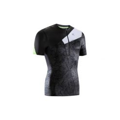 Koszulka krótki rękaw do biegania PERF TRAIL męska. Czarne koszulki do biegania męskie KALENJI, m, z elastanu, z krótkim rękawem. Za 79,99 zł.