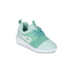 Buty Dziecko Kangaroos ELE. Zielone trampki dziewczęce KangaROOS, bez wzorów, bez zapięcia. Za 119,20 zł.