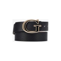 Guess Alby Pasek Czarny Beżowy. Brązowe paski damskie Guess, w paski, z materiału. Za 223,95 zł.