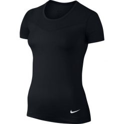Bluzki asymetryczne: koszulka termoaktywna damska NIKE PRO HYPERCOOL SHORTSLEEVE / 725714-010 - NIKE PRO HYPERCOOL SHORTSLEEVE
