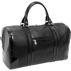 Torba MCKLEIN Kinzie 20 cali Czarny. Czarne torby na laptopa Mcklein, w paski, ze skóry. Za 964,99 zł.