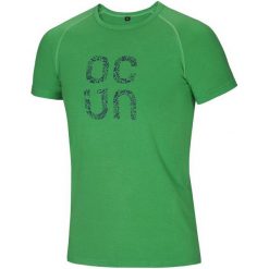 Ocun Koszulka Męska Bamboo T Gear Spring Green L. Zielone koszulki sportowe męskie marki Ocun, m, z elastanu. Za 109,00 zł.