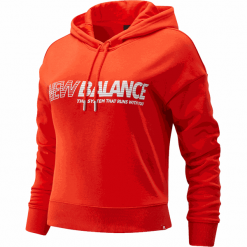 New Balance WT03508NEF. Bluzy damskie New Balance, xs, bez wzorów, z bawełny, bez rękawów, długie, z kapturem. Za 249,99 zł.