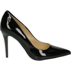 Czółenka - 4700 F144 NER. Czarne buty ślubne damskie Venezia, ze skóry. Za 299,00 zł.