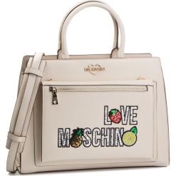 Torebka LOVE MOSCHINO - JC4274PP07KL0110 Avario. Białe torebki klasyczne damskie marki Love Moschino, bez wzorów, ze skóry ekologicznej, klasyczne, bez dodatków. Za 1039,00 zł.