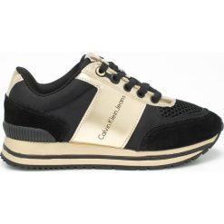 Calvin Klein Jeans - Buty. Czarne buty sportowe damskie marki Calvin Klein Jeans, z jeansu. Za 539,90 zł.