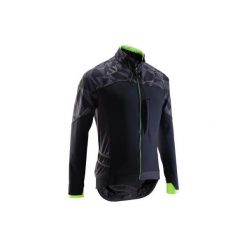 Kurtka na rower MTB ST 500 męska. Czarne kurtki męskie marki ROCKRIDER, s, rowerowe. Za 199,99 zł.