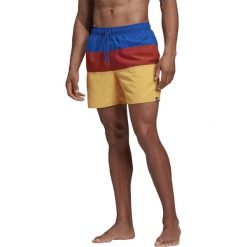 Adidas Colorblock Short DY6401. Żółte spodenki i szorty męskie Adidas, m, bez wzorów, z poliesteru. W wyprzedaży za 129,99 zł.