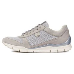 Geox Tenisówki Damskie Sukie 38 Szary. Szare trampki i tenisówki damskie Geox, bez wzorów, bez zapięcia. Za 429,00 zł.
