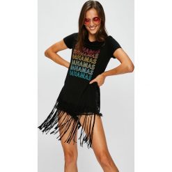 Tally Weijl - Top. Czerwone topy damskie marki TALLY WEIJL, l, z dzianiny, z krótkim rękawem. Za 59,90 zł.
