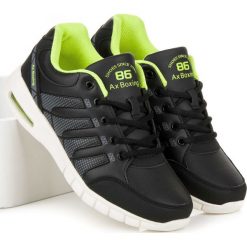 Buty skate męskie: Czarne buty sportowe GRACE