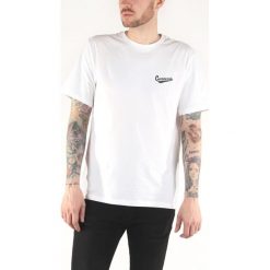 Converse Koszulka Biały. Białe podkoszulki męskie Converse, m, z nadrukiem, z bawełny, bez kołnierzyka, z krótkim rękawem. Za 97,95 zł.