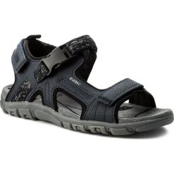 Sandały GEOX - U S.Strada A U8224A 00050 C4002 Navy. Niebieskie sandały męskie skórzane Geox. W wyprzedaży za 229,00 zł.
