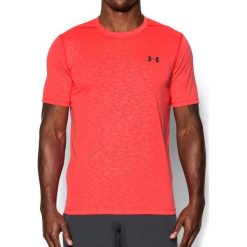 Koszulki sportowe męskie: Under Armour Koszulka męska Threadborne Emboss T-Shirt Coral Red r. M (1289596963)