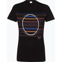 BOSS Casual - T-shirt damski – Tearound, czarny. Czarne t-shirty damskie BOSS Casual, s, z nadrukiem, casualowe, bez kołnierzyka. Za 169,95 zł.
