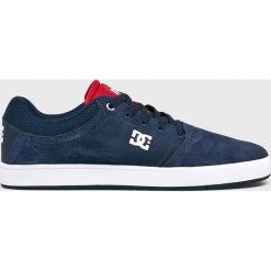 DC - Tenisówki. Niebieskie trampki męskie marki DC, ze skóry. W wyprzedaży za 239,90 zł.