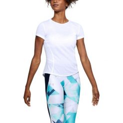 Under Armour Koszulka damska Threadborne Swft SS biała r. S (1318421-100). Białe topy sportowe damskie marki Under Armour, s. Za 122,57 zł.