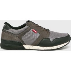 Levi's - Buty NY Runner 2.0. Pomarańczowe buty sportowe męskie Levi's®, ze skóry, na sznurówki. W wyprzedaży za 249,90 zł.