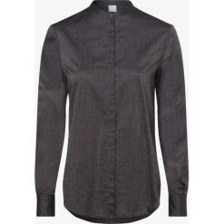 BOSS Casual - Bluzka damska – Efelize_17, szary. Szare bluzki damskie BOSS Casual, bez wzorów, klasyczne, ze stójką, z krótkim rękawem. Za 399,95 zł.