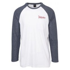 Rip Curl T-Shirt Męski Flagraglan M Biały. Białe koszulki męskie Rip Curl, m, bez wzorów, bez kołnierzyka. W wyprzedaży za 113,00 zł.