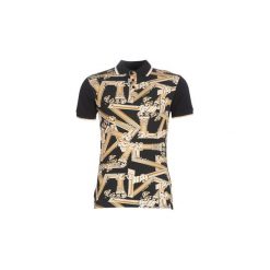 Koszulki polo z krótkim rękawem Versace Jeans B3GTB7P4-36571. Szare koszulki męskie Versace Jeans, m, bez wzorów, z jeansu, polo, z krótkim rękawem, krótkie. Za 659,00 zł.