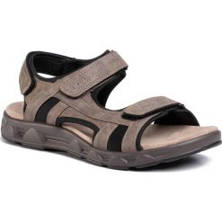Sandały LANETTI - MSS20086-01 Beige. Pomarańczowe klapki męskie Lanetti, ze skóry ekologicznej, bez zapięcia. Za 89,99 zł.
