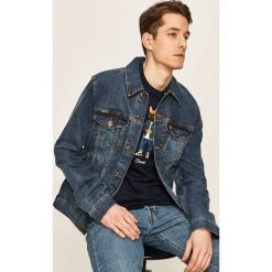 Izod - Kurtka jeansowa. Niebieskie płaszcze męskie IZOD, s, bez wzorów, z elastanu, krótkie, bez kaptura. W wyprzedaży za 219,90 zł.