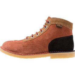 Kickers ORILEGEND Ankle boot orange. Brązowe botki damskie na zamek Kickers, z materiału. Za 419,00 zł.