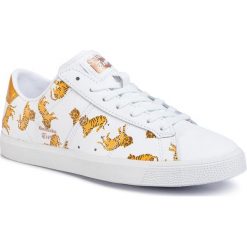 Sneakersy ONITSUKA TIGER - Lawnship 3.0 1183A781 White/White 101. Białe półbuty damskie Onitsuka Tiger, bez wzorów, ze skóry ekologicznej, bez obcasa, bez zapięcia. W wyprzedaży za 319,00 zł.