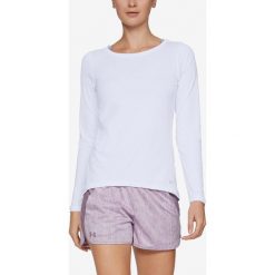 Under Armour HeatGear® Koszulka Biały. Białe koszulki damskie Under Armour, s, bez wzorów, z elastanu, bez kołnierzyka. Za 154,95 zł.