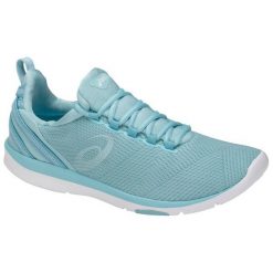 Asics Gel Fit Sana 3 S751N-1493 37 Błękitne. Niebieskie buty sportowe damskie Asics, bez wzorów, z tkaniny, na fitness i siłownię. W wyprzedaży za 279,99 zł.