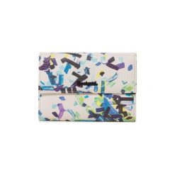 Desigual Confetti Alba Portfel Biały Wielokolorowy. Białe portfele damskie Desigual, bez wzorów, z materiału. Za 240,95 zł.