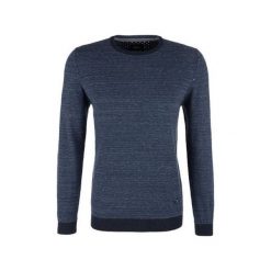 S.Oliver Sweter Męski M Ciemny Niebieski. Niebieskie swetry męskie S.Oliver, s, bez wzorów, bez kołnierzyka, bez kaptura. Za 159,00 zł.