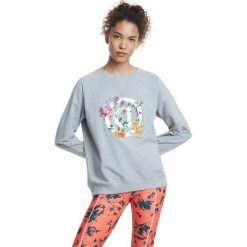 Desigual Street Gardens Bluza Szary. Szare bluzy damskie Desigual, m, z haftami, z elastanu, bez rękawów, bez kaptura. Za 274,95 zł.