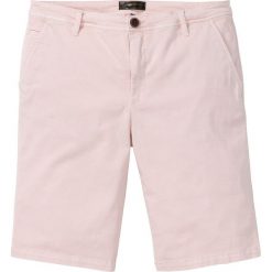 Bermudy chino Regular Fit bonprix blady jasnoróżowy. Różowe spodenki i szorty męskie bonprix, m, bez wzorów. Za 79,99 zł.