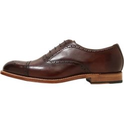Buty wizytowe męskie: Grenson MATTHEW Eleganckie buty dark brown handpainted