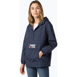 Tommy Jeans - Kurtka damska, niebieski. Niebieskie kurtki damskie Tommy Jeans, xs, bez wzorów, z jeansu, bez kaptura. Za 649,95 zł.