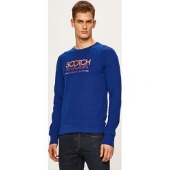 Scotch & Soda - Bluza. Szare bluzy męskie Scotch & Soda, s, z nadrukiem, z bawełny, z okrągłym kołnierzem, bez rękawów, bez kaptura. Za 339,90 zł.