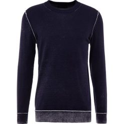 Swetry klasyczne męskie: Diesel Black Gold KISCES Sweter mottled dark blue