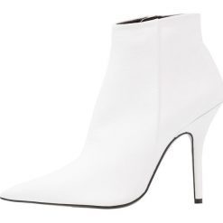 Botki damskie lity: Topshop HEAT Botki na obcasie white