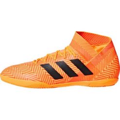 Adidas Performance NEMEZIZ TANGO 18.3 IN Halówki zest/cblack/solred. Czarne buty skate męskie marki Adidas, ze skóry, do piłki nożnej. Za 379,00 zł.