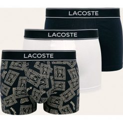Lacoste - Bokserki (3-pack). Niebieskie bokserki męskie Lacoste, s, bez wzorów, z elastanu. Za 189,90 zł.