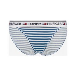 Tommy Hilfiger Spodenki Niebieski Biały. Niebieskie figi damskie TOMMY HILFIGER, s, w paski, z elastanu. Za 95,95 zł.