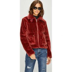 Answear - Kurtka Falling In Autumn. Brązowe kurtki damskie ANSWEAR, s, z poliesteru, krótkie. W wyprzedaży za 119,90 zł.