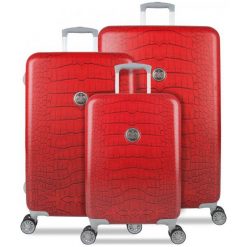 Walizki: Suitsuit Zestaw Walizek Red Diamond Crocodile